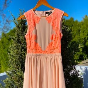 Peach Ted Baker Cocktail Dress